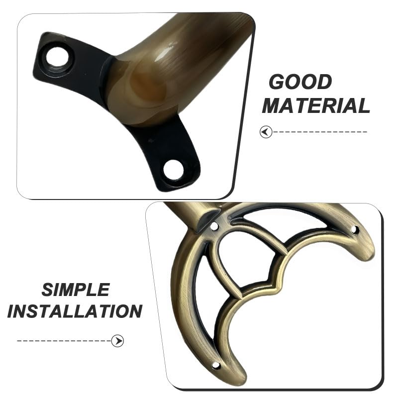GHYTRIGEN 5 Pcs 52’’Ceiling Fan Blades Arms Replacement,Ceiling Fan Blades Arms Replacement Parts Mounting Bracket Kit for Replacing The Worn FanBlades,Keep The Balance and Good Performance(Bronze) - Image 5